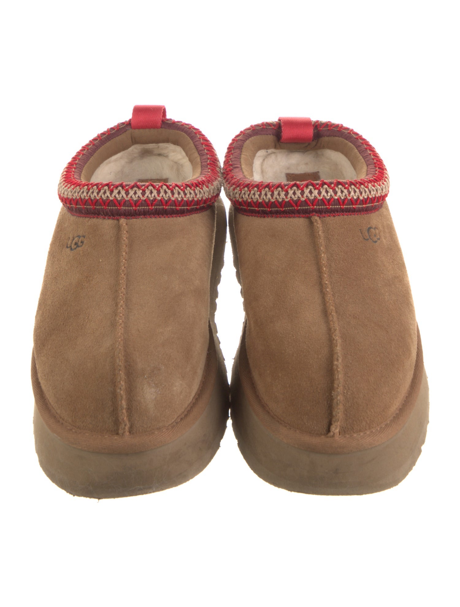 UGG Suede Whipstitch Trim Sneakers